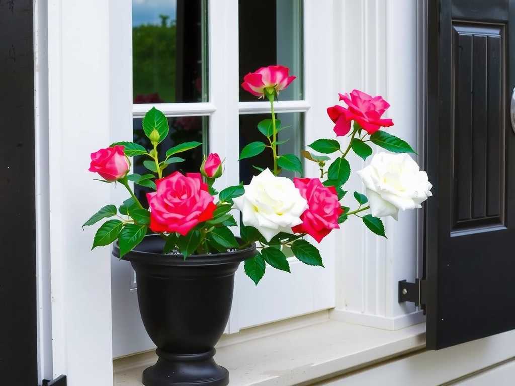  How to water balcony roses correctly(1)
