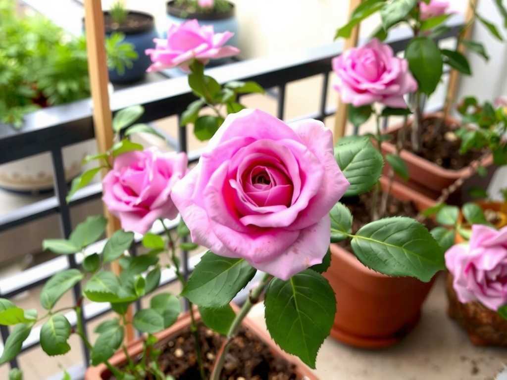 How to rotate rose planting positions on the balcony to prevent soil fatigue(1)