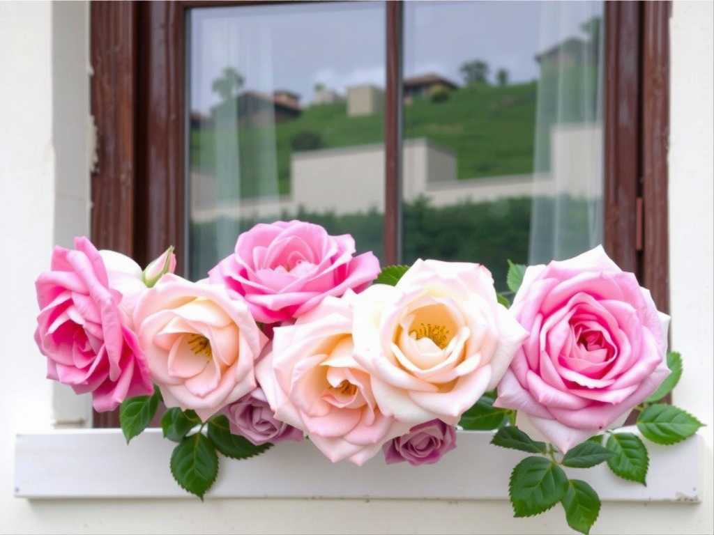 How to choose rose varieties with long flowering periods for balconies(1)