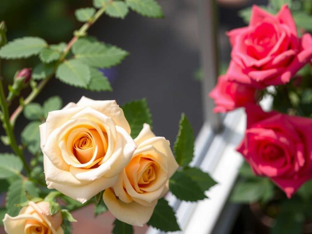 How to grow roses in self-watering pots on the balcony(1) How to grow roses in self-watering pots on the balcony(1)