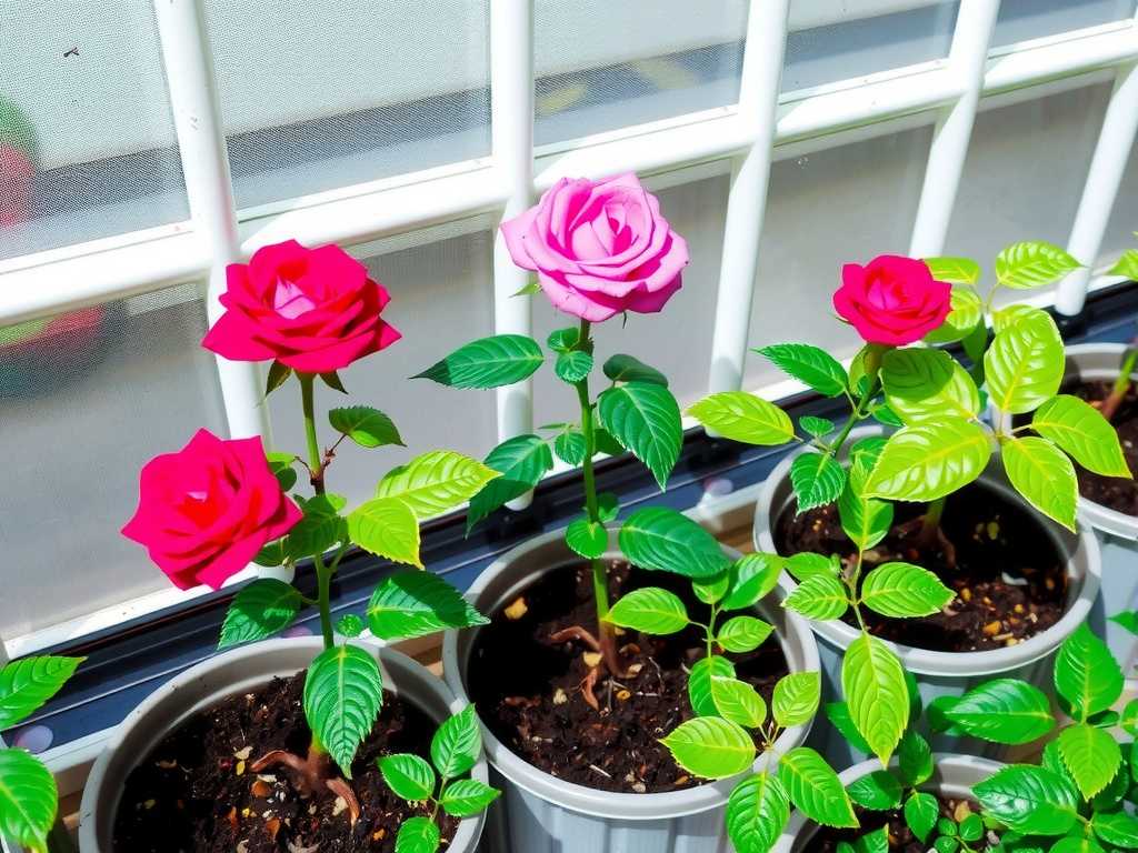 How to use organic compost for balcony rose planting(1)