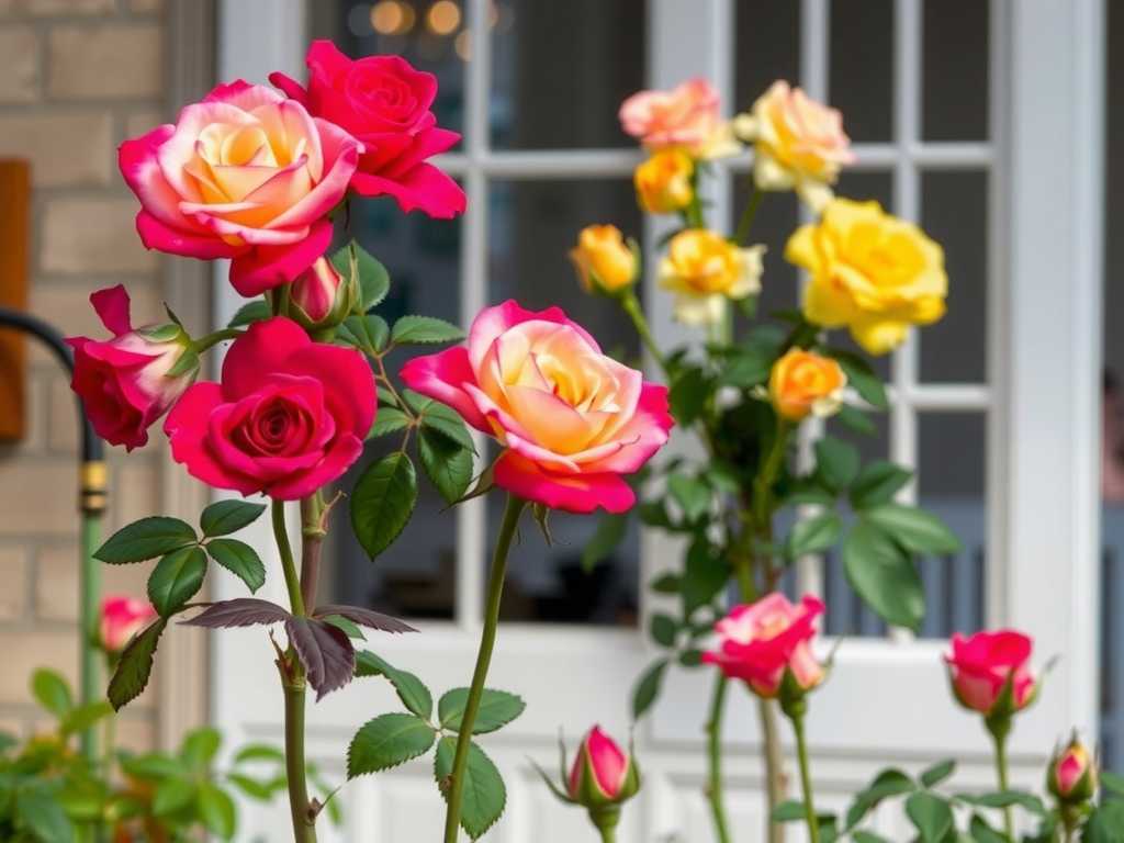 How to select rose varieties suitable for north-facing balconies(1)