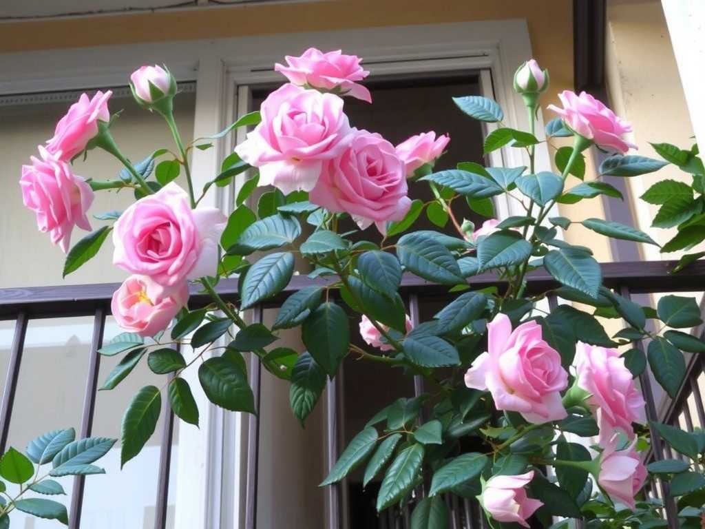 How to address stunted growth in balcony roses