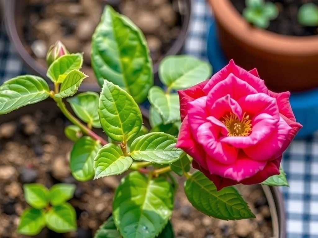How to apply foliar fertilizer to balcony rose seedlings