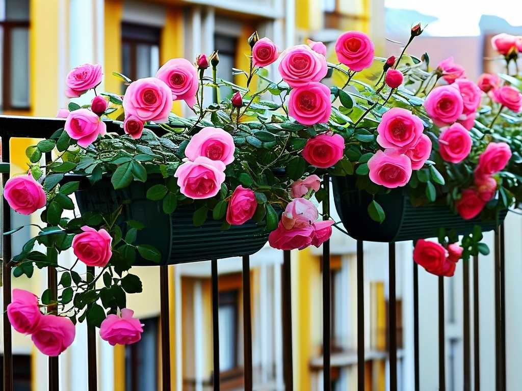How to grow dwarf rose varieties on the balcony