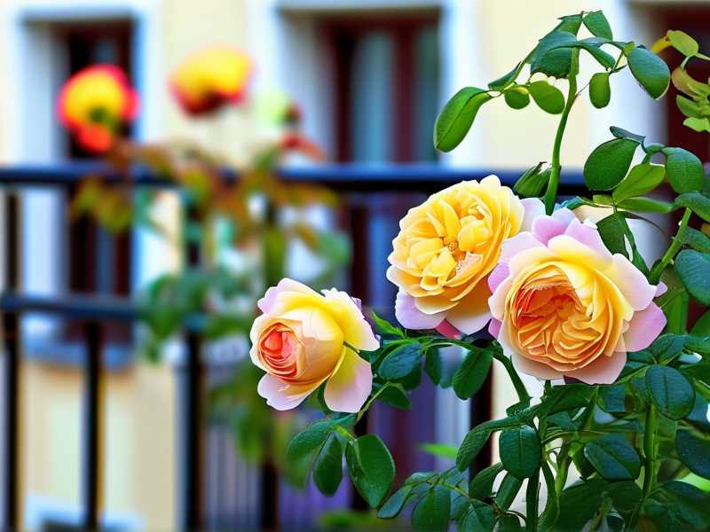 How to grow single-petaled rose varieties on the balcony