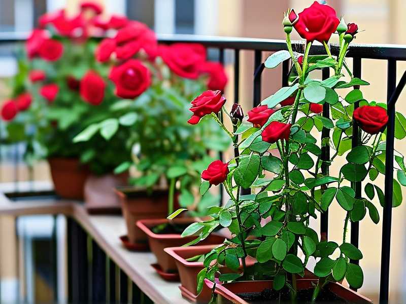 How to prune leggy shoots of balcony rose seedlings