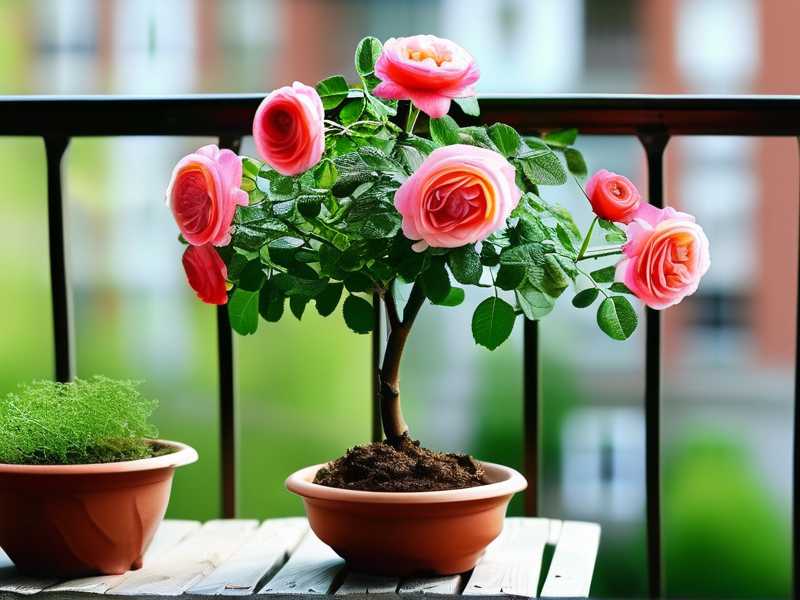 How to grow mini rose trees on the balcony