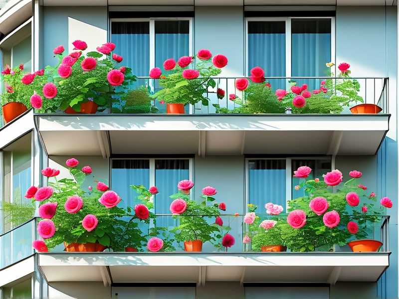 How to shade balcony rose seedlings from sun exposure