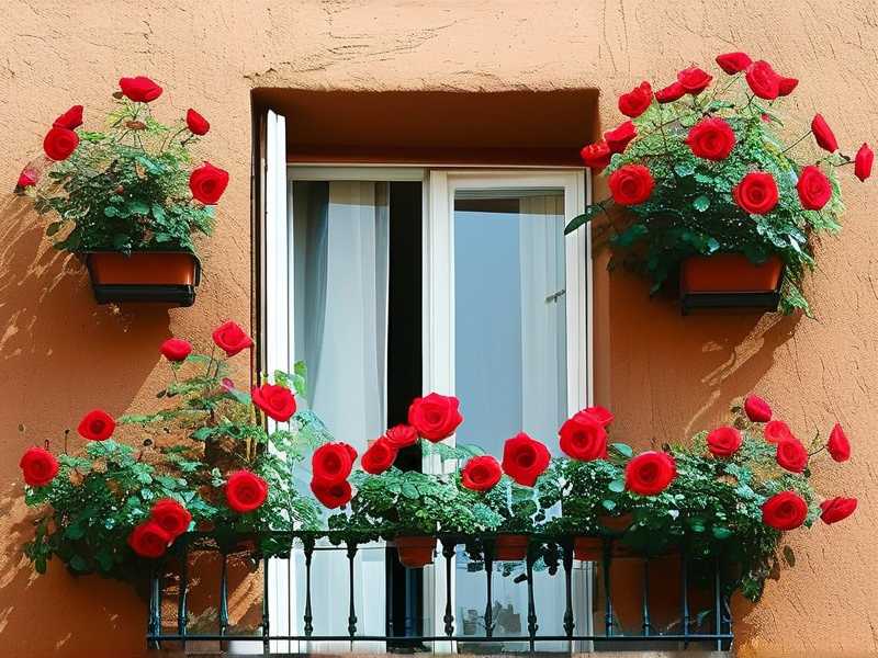 How to use balcony windowsill space for growing roses
