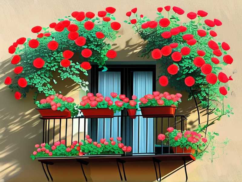 How to plant roses in balcony corners