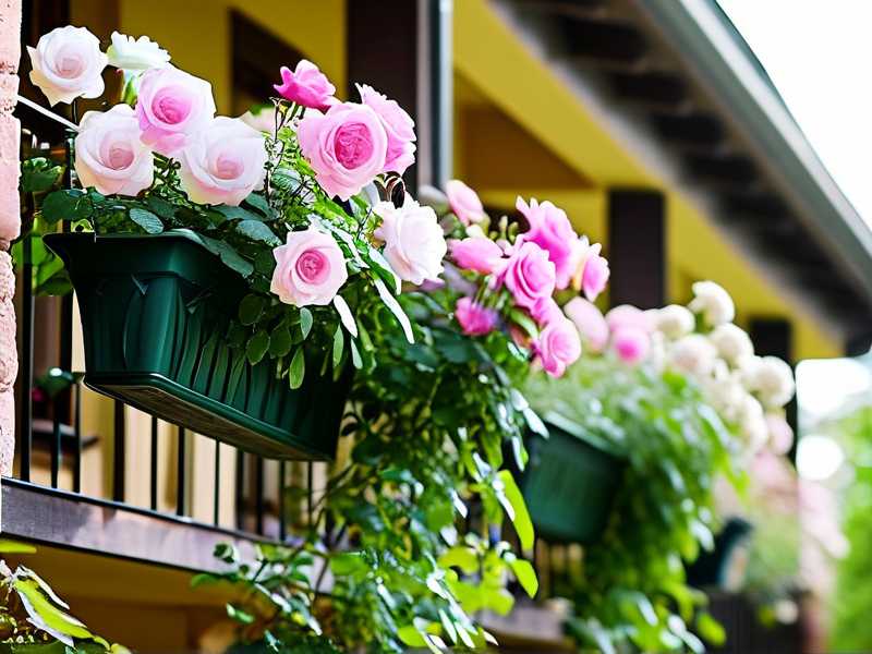 How to install trellises for climbing balcony roses