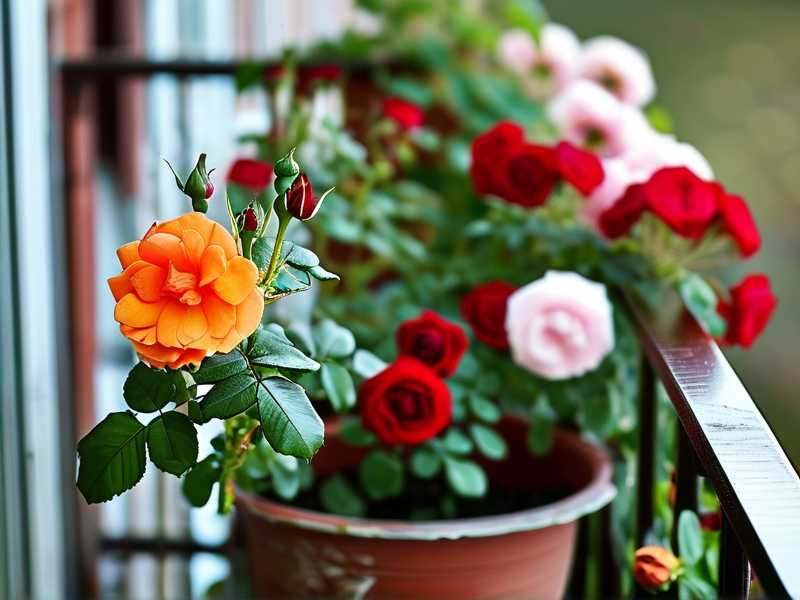 How to adjust the pH level of soil for balcony roses