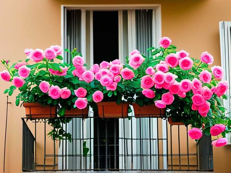 How to grow balcony roses in high-altitude areas