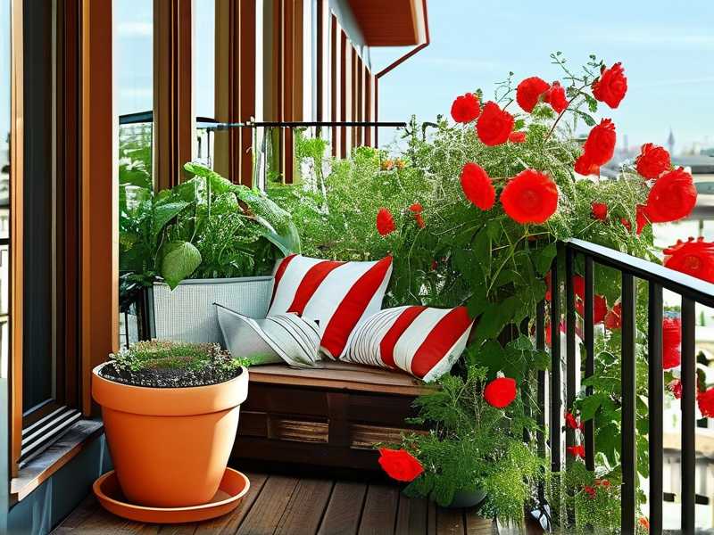 How to adjust watering frequency for windy balcony areas