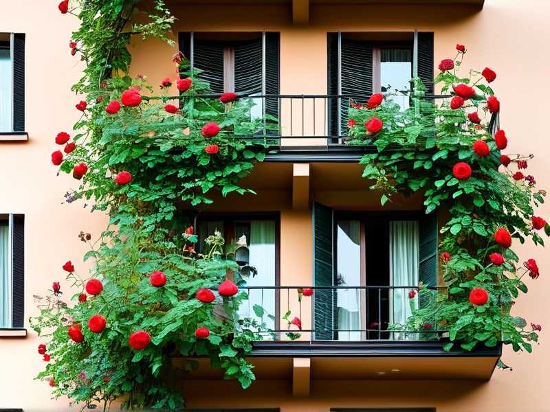 How to clean balcony rose leaves from dust buildup