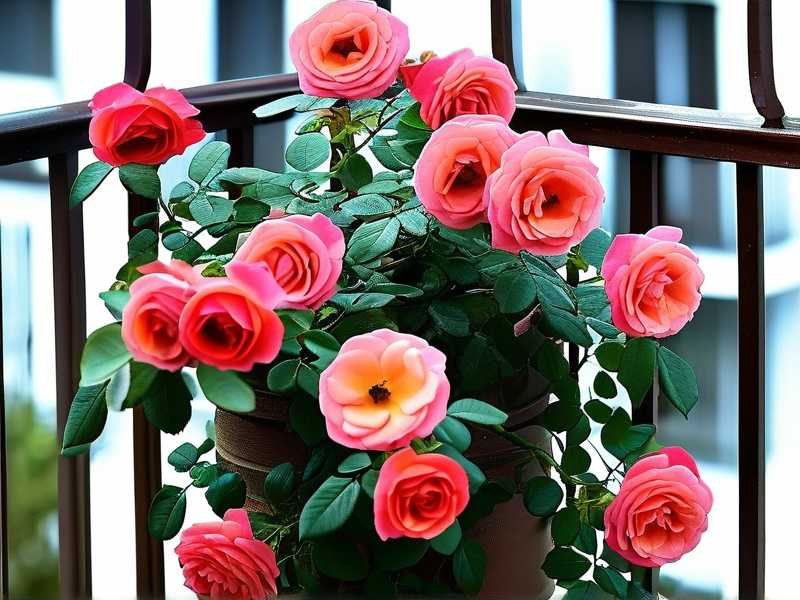 How to shape bushy compact form for balcony roses
