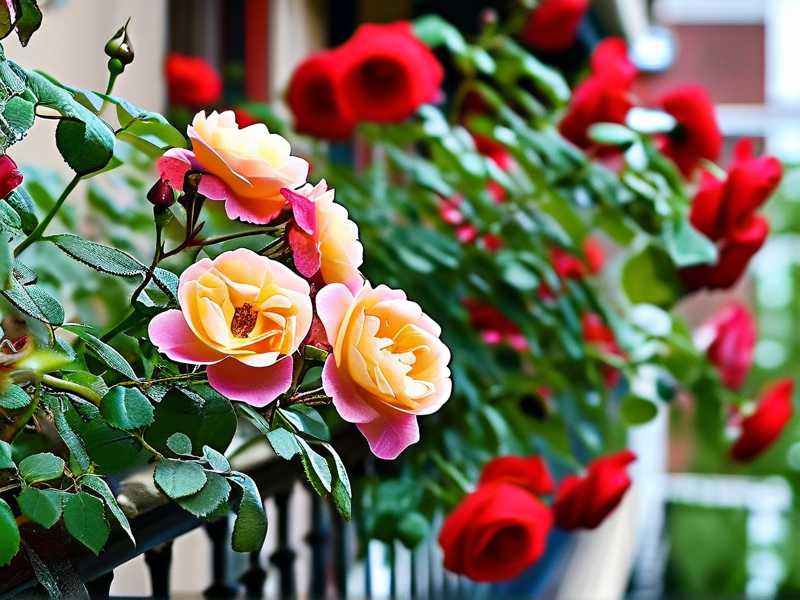 How to encourage repeated blooming of balcony roses