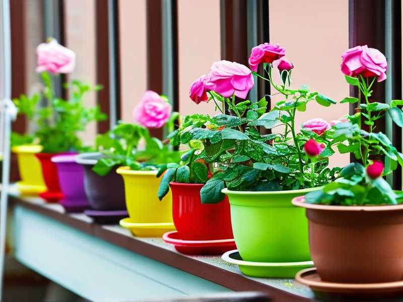 How to use slow-release fertilizer for balcony roses