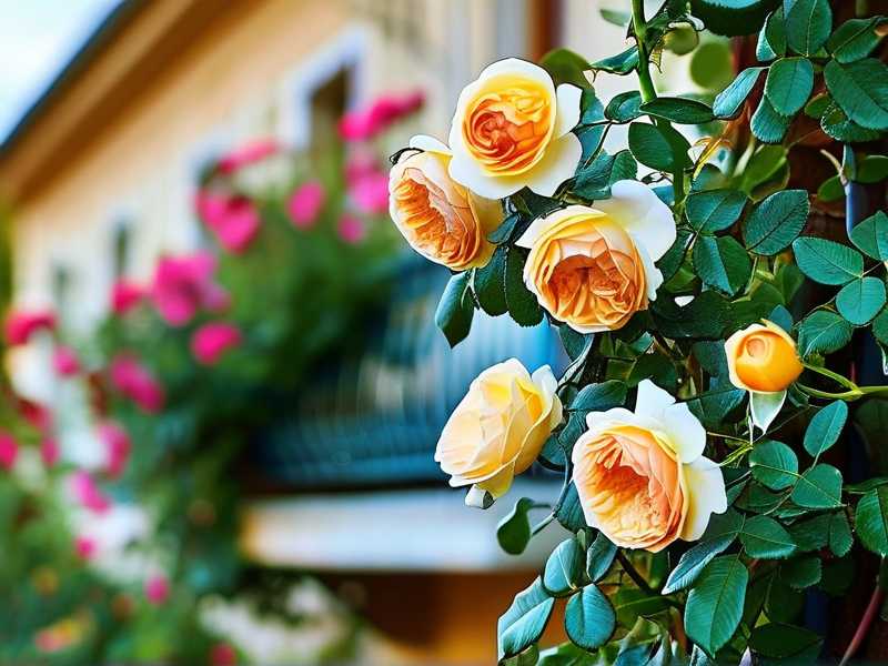 How to select compact rose varieties for small balconies