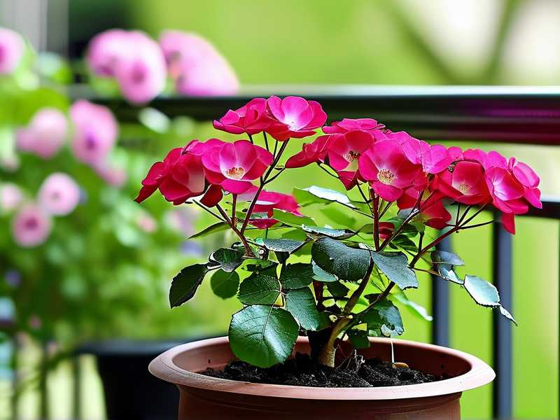 How to repot balcony roses without hurting root systems