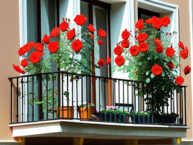 How to protect balcony roses from strong midday sun