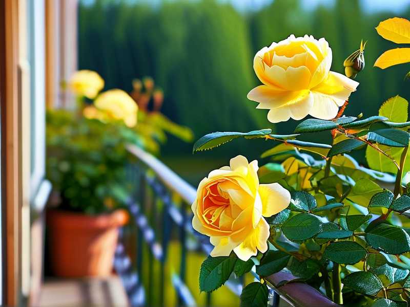 How to fix yellow leaves on balcony rose plants fast