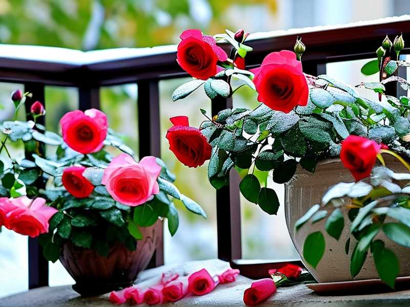 How to water balcony roses properly in winter dormancy