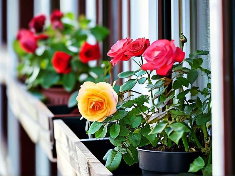 How to choose soil mixes for potted balcony roses