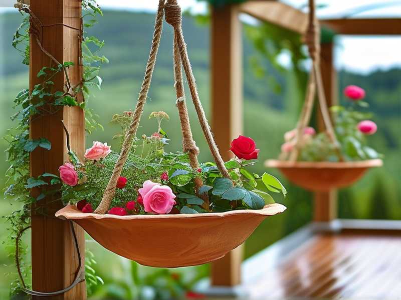 How to prepare calcined‑clay‑scoria mixed drainage for large balcony‑rose hanging‑baskets