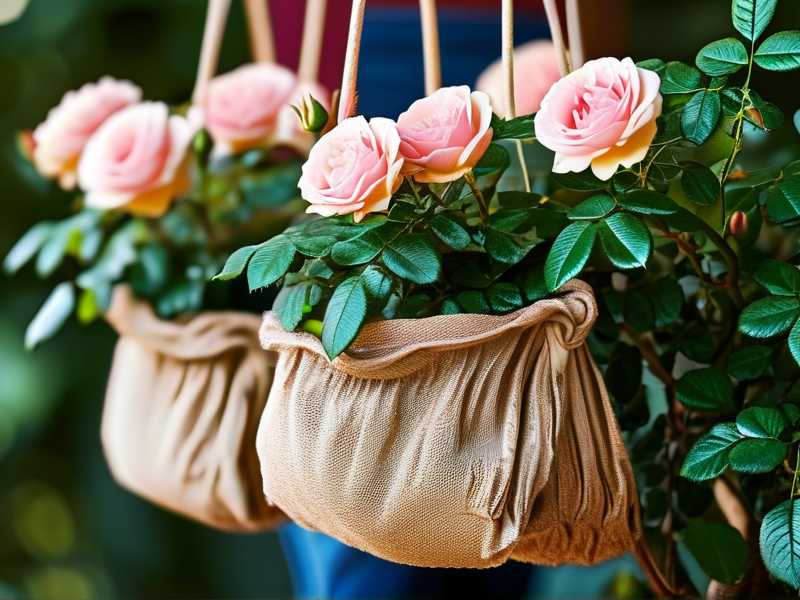 How to test fabric‑bag tear‑resistance when moving mature rooted balcony‑rose‑shrubs