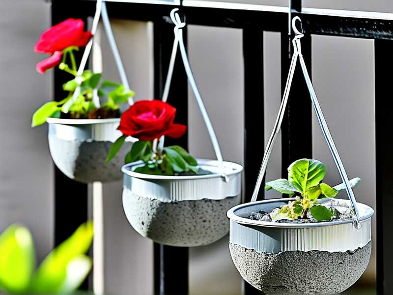 How to prepare scoria‑calcined‑gravel mixed drainage for balcony‑rose hanging‑baskets(1)