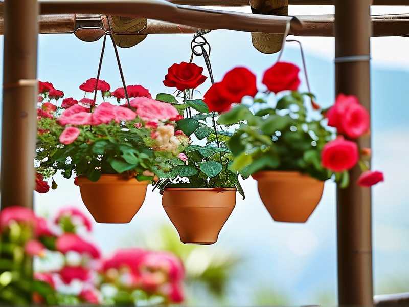 How to prepare calcined‑clay‑pumice mixed drainage for balcony rose hanging‑baskets