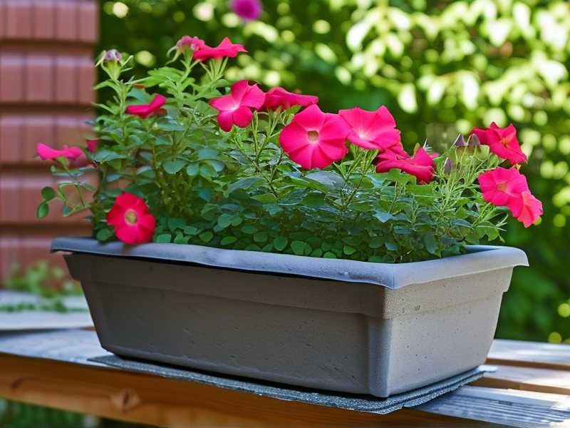 How to prepare pre‑moistened scoria‑gravel drainage for new rose window‑box pots(1) How to prepare pre‑moistened scoria‑gravel drainage for new rose window‑box pots(1)
