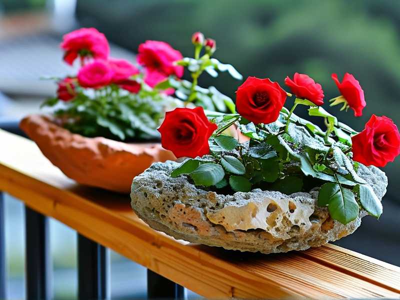 How to prepare pumice‑lava‑rock mixed drainage for balcony rose window‑boxes