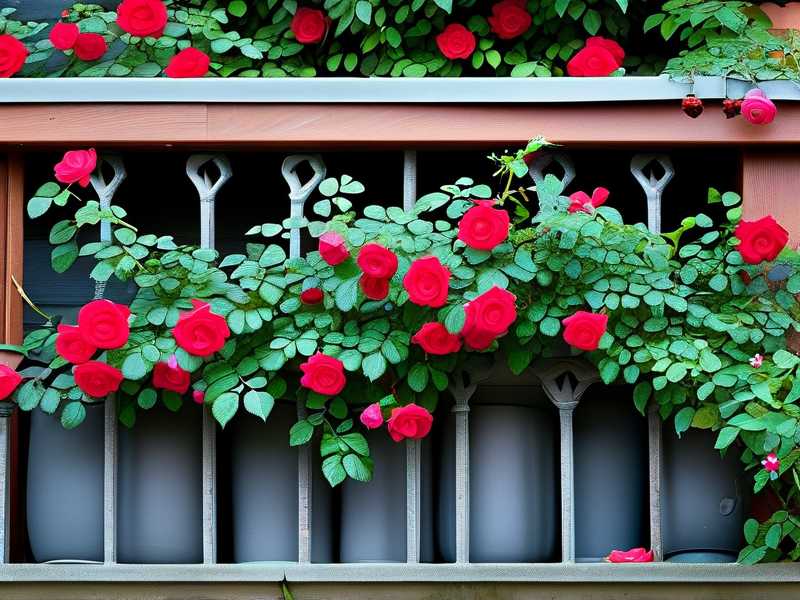 How to check pots for drain‑hole clog risk under heavy balcony rose leaf‑fall