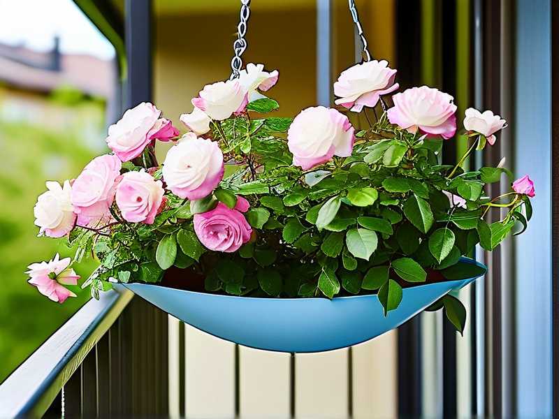 How to choose oval hanging baskets for larger balcony rose bloom‑display area(1)