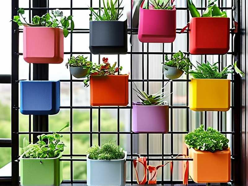 How to pick compact square fabric‑bag planters for grid‑style balcony shelf units