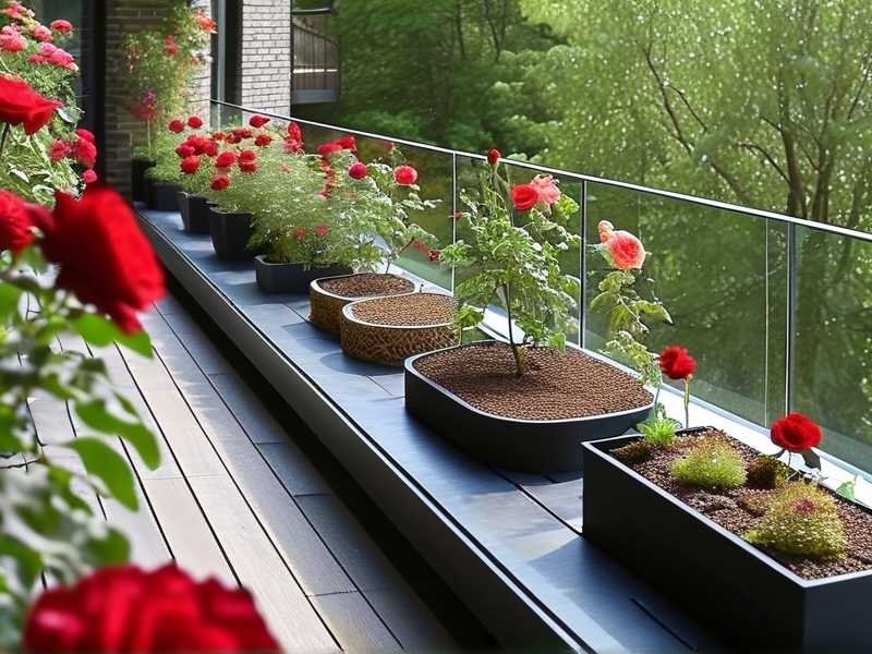 How to prepare coarse‑particle scoria drainage for balcony rose window‑boxes(1)