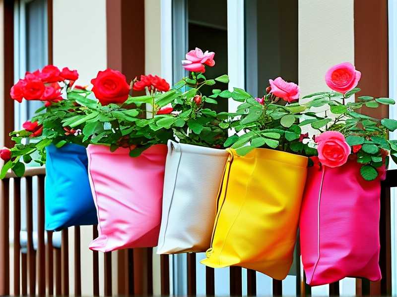 How to pick lightweight deep fabric bags for balcony roses needing ample root room