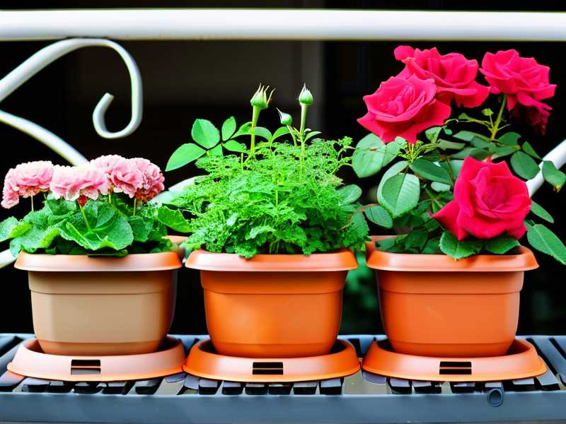 How to level pot‑risers for equal drainage across all balcony rose containers(1) How to level pot‑risers for equal drainage across all balcony rose containers(1)